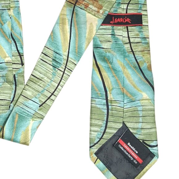 J. Garcia Silk Tie Men’s 62” Abstract Art Musician Limited Edition Designer Tie - Picture 4 of 4